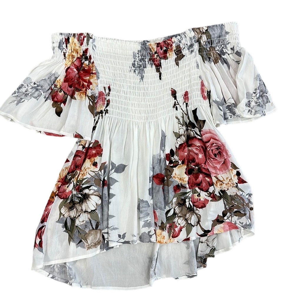 NWOT boho off shoulder top | large